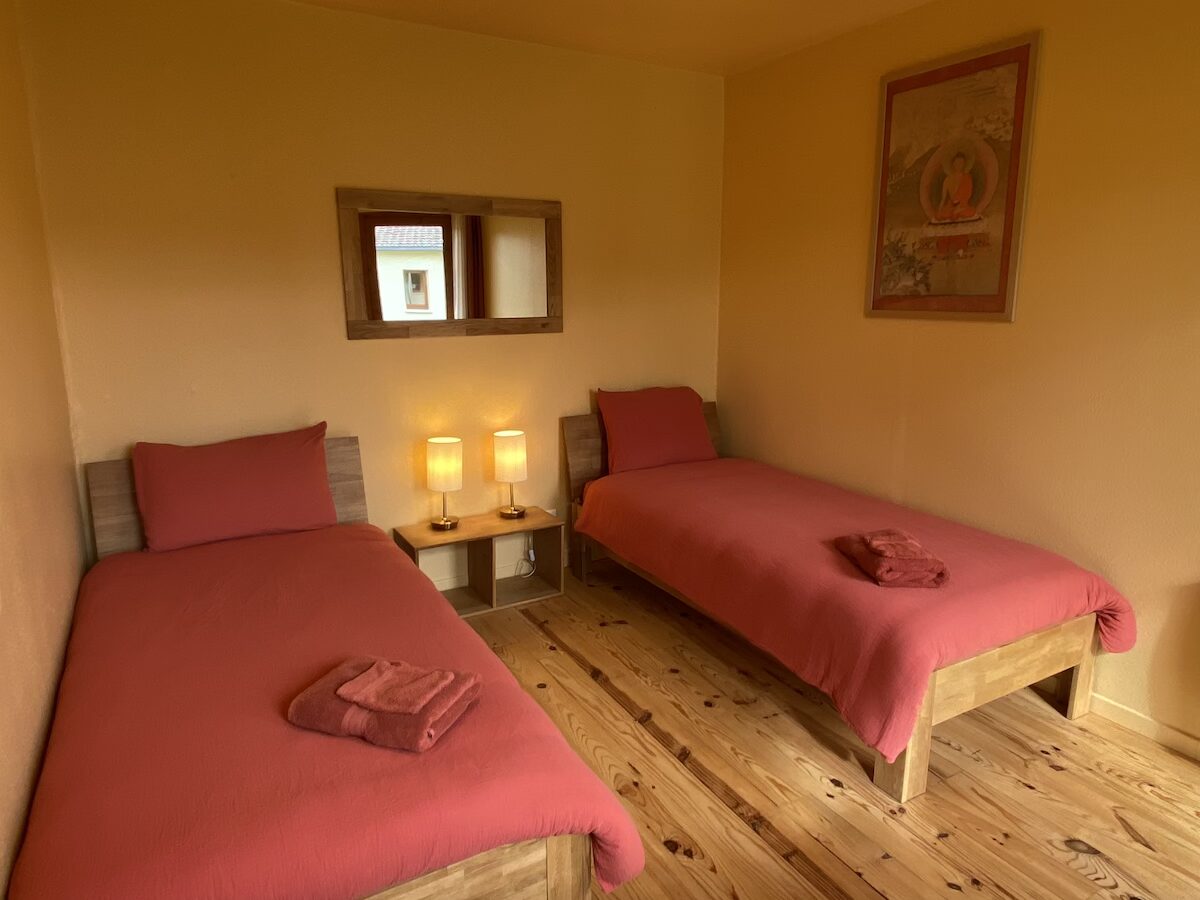 Hôtellerie Laussedat chambre double deux lits simples (1)